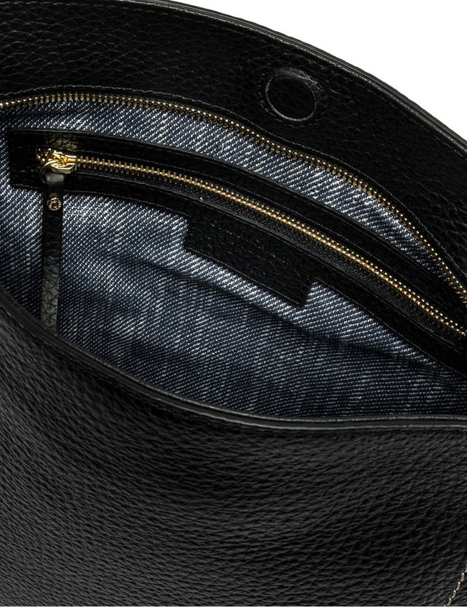 borsa pelle olga nero - Frida SRL