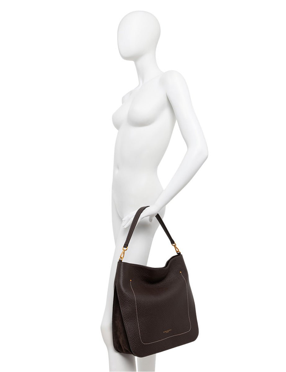 borsa pelle olga nero - Frida SRL
