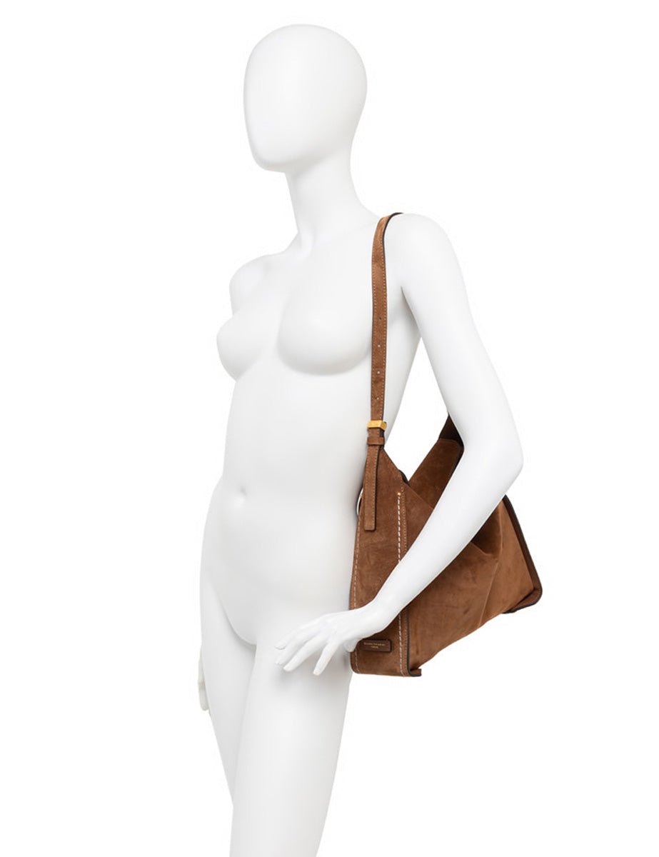 borsa pelle penelope cognac - gianni chiarini - shopper
