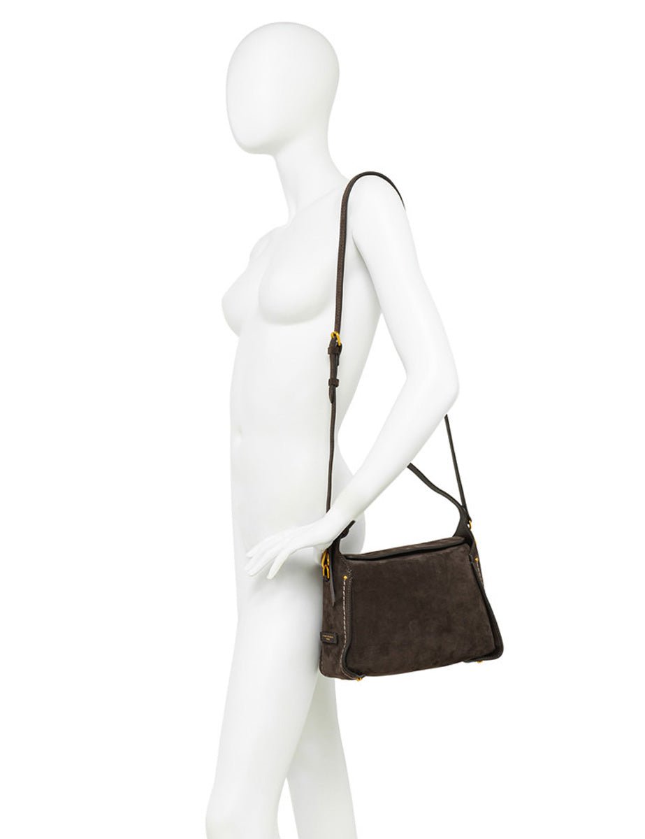 borsa pelle penelope moka - Frida SRL