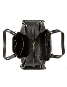 borsa pelle promise nero - minobossi - shopper