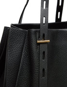 borsa pelle promise nero - minobossi - shopper