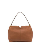 borsa pelle sandra marrone noce - gianni chiarini - clutch