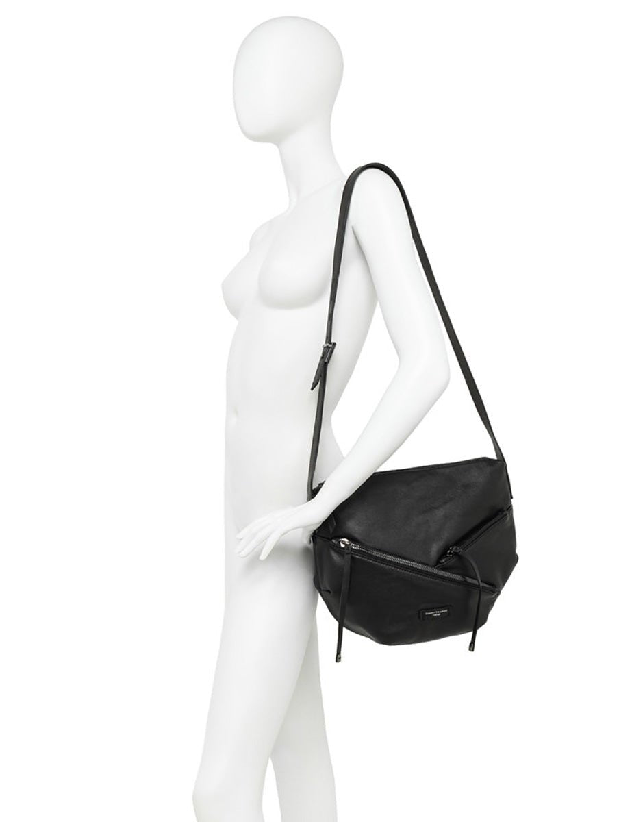 borsa pelle shania nero - Frida SRL