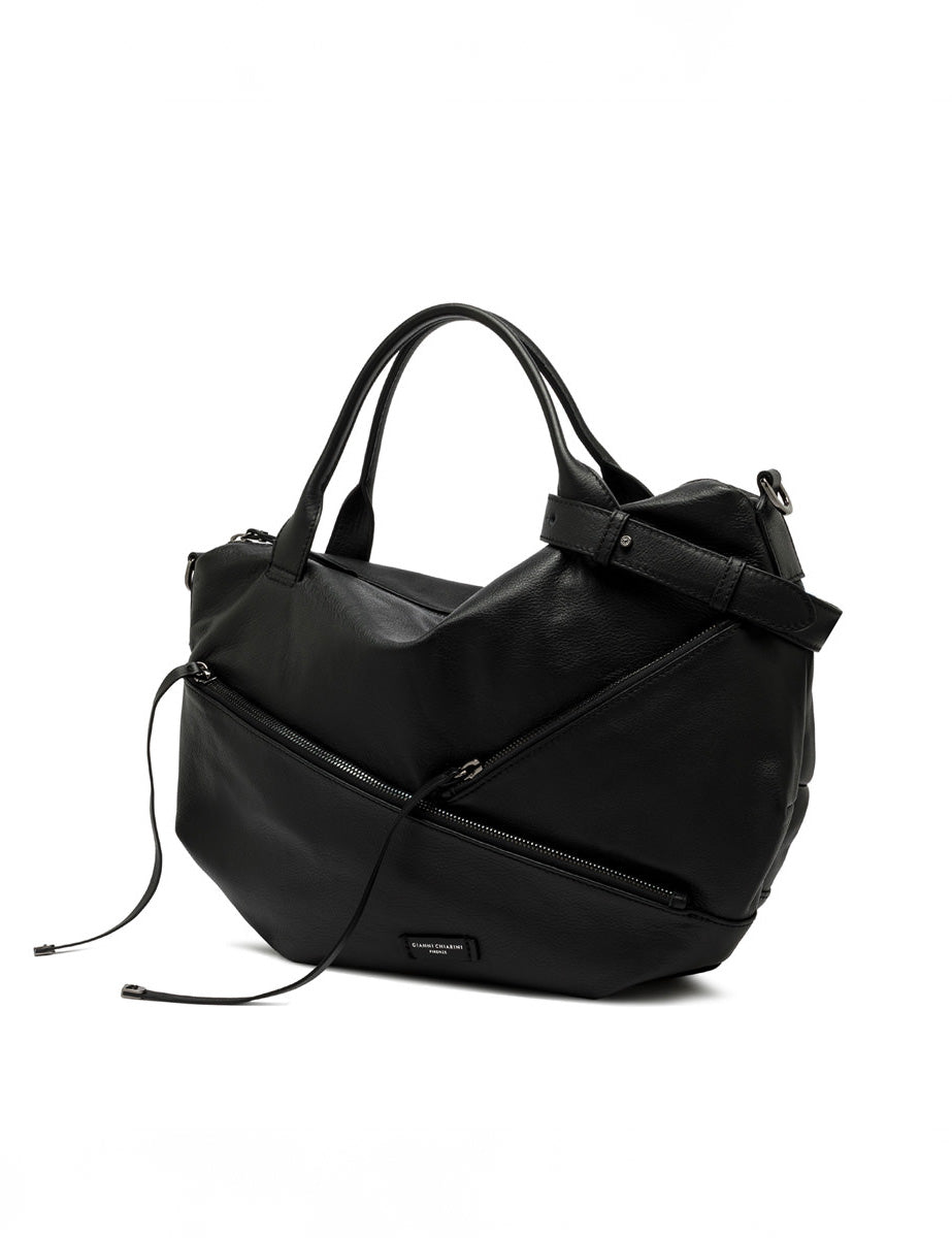 borsa pelle shania nero - Frida SRL