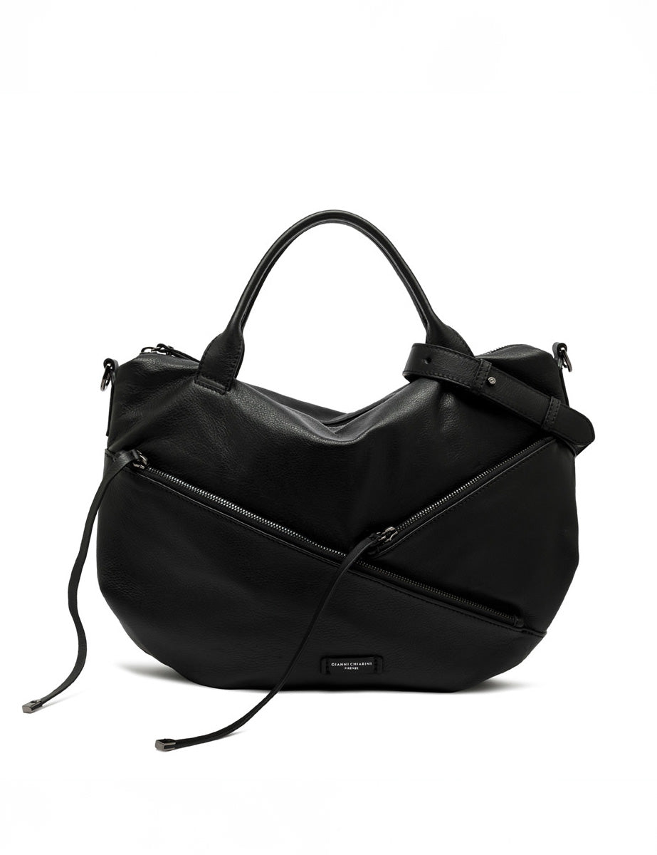 borsa pelle shania nero - Frida SRL