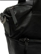 borsa pelle shania nero - Frida SRL