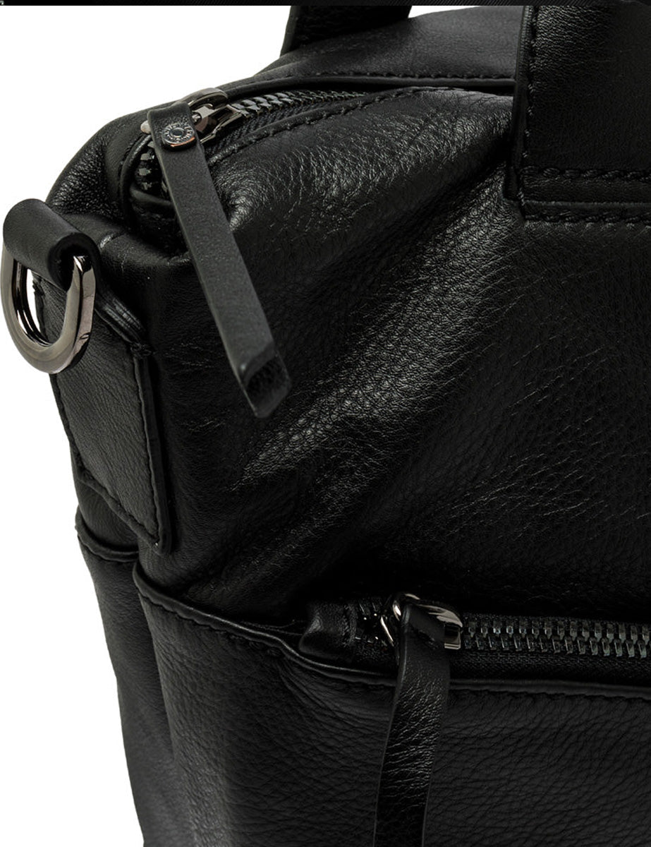 borsa pelle shania nero - Frida SRL