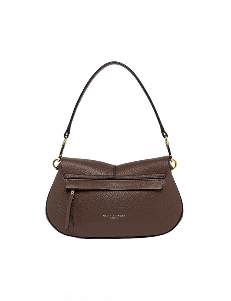 borsa pelle small helena round castoro - Frida SRL