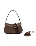 borsa pelle small helena round castoro - Frida SRL
