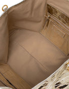 borsa pelle superlight gold mix - gianni chiarini - shopper