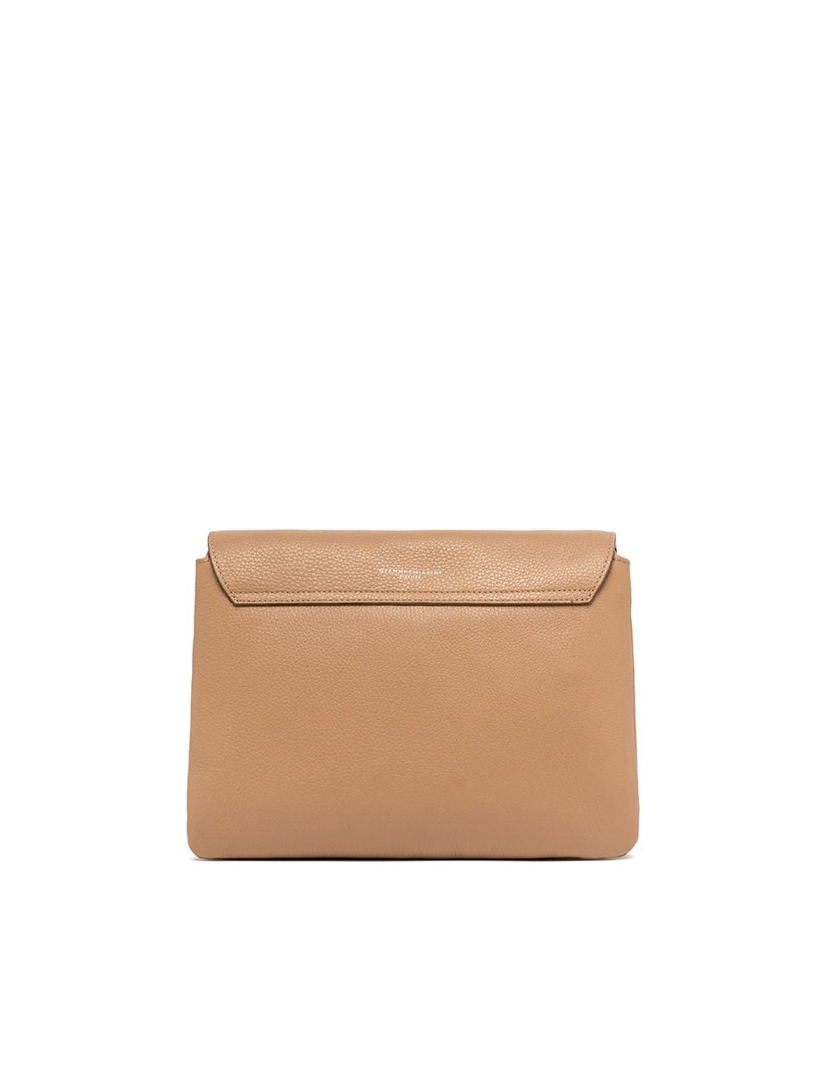 borsa pelle three clay - gianni chiarini - clutch