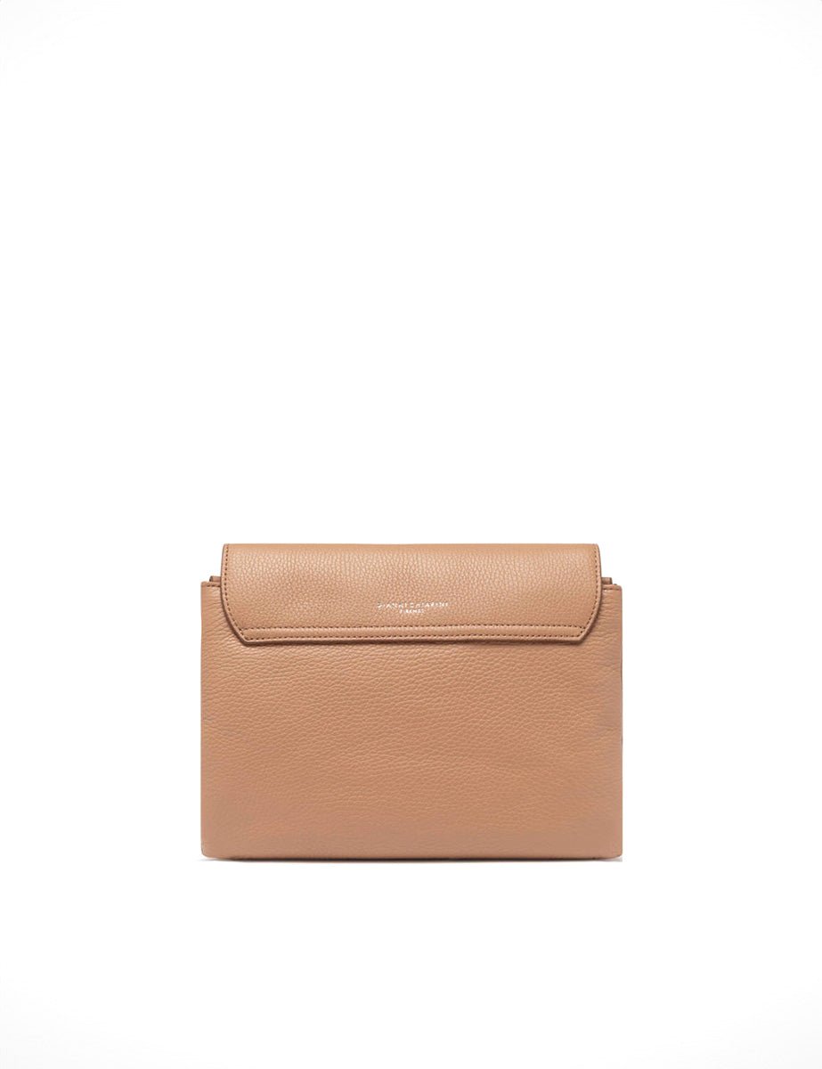 borsa pelle three clay - gianni chiarini - clutch