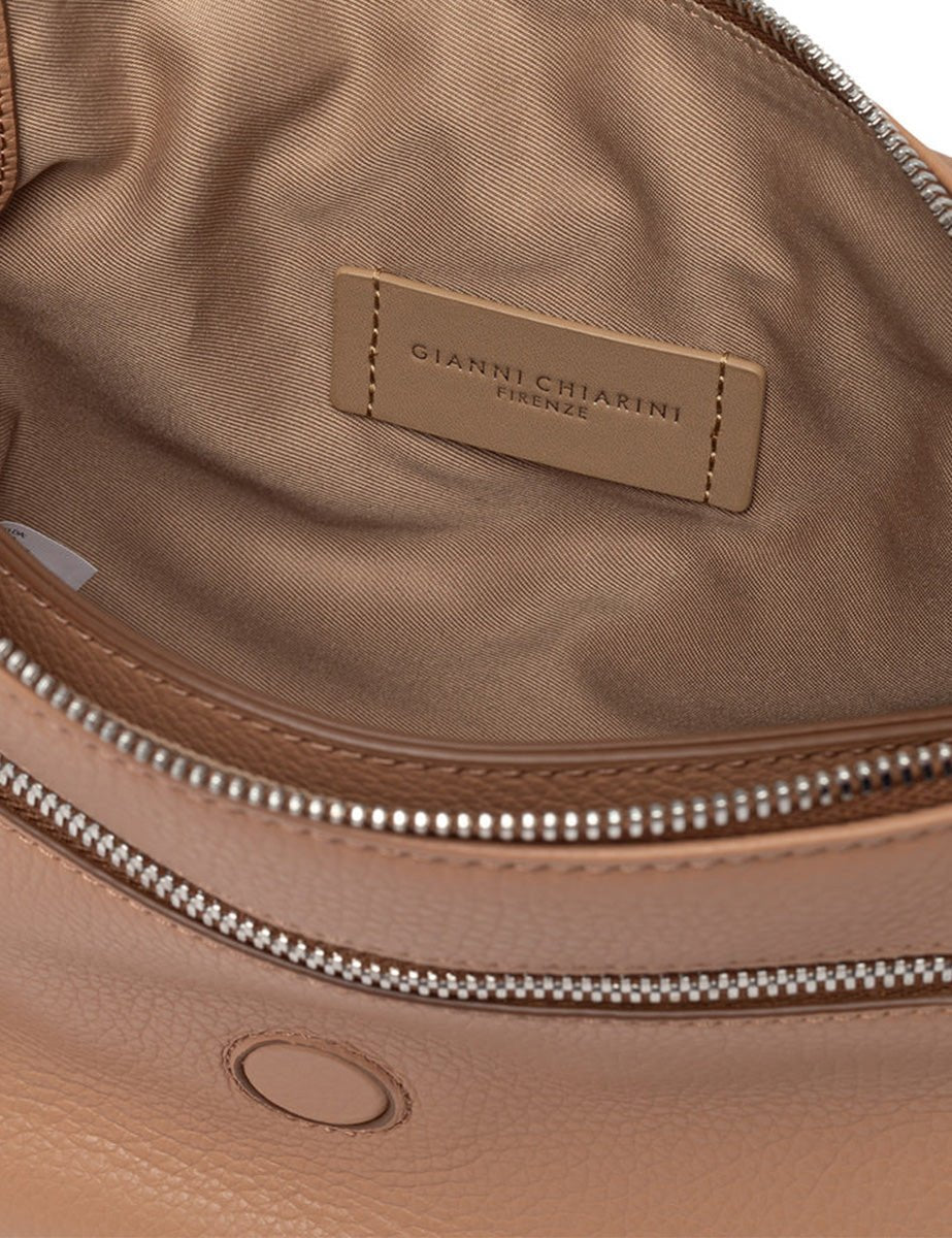 borsa pelle three clay - gianni chiarini - clutch