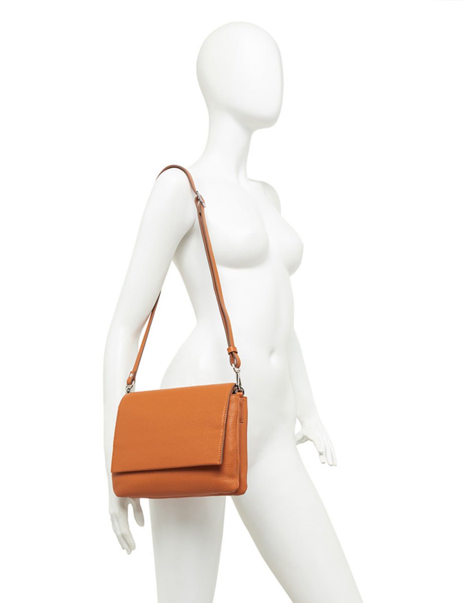 borsa pelle three clay - gianni chiarini - clutch