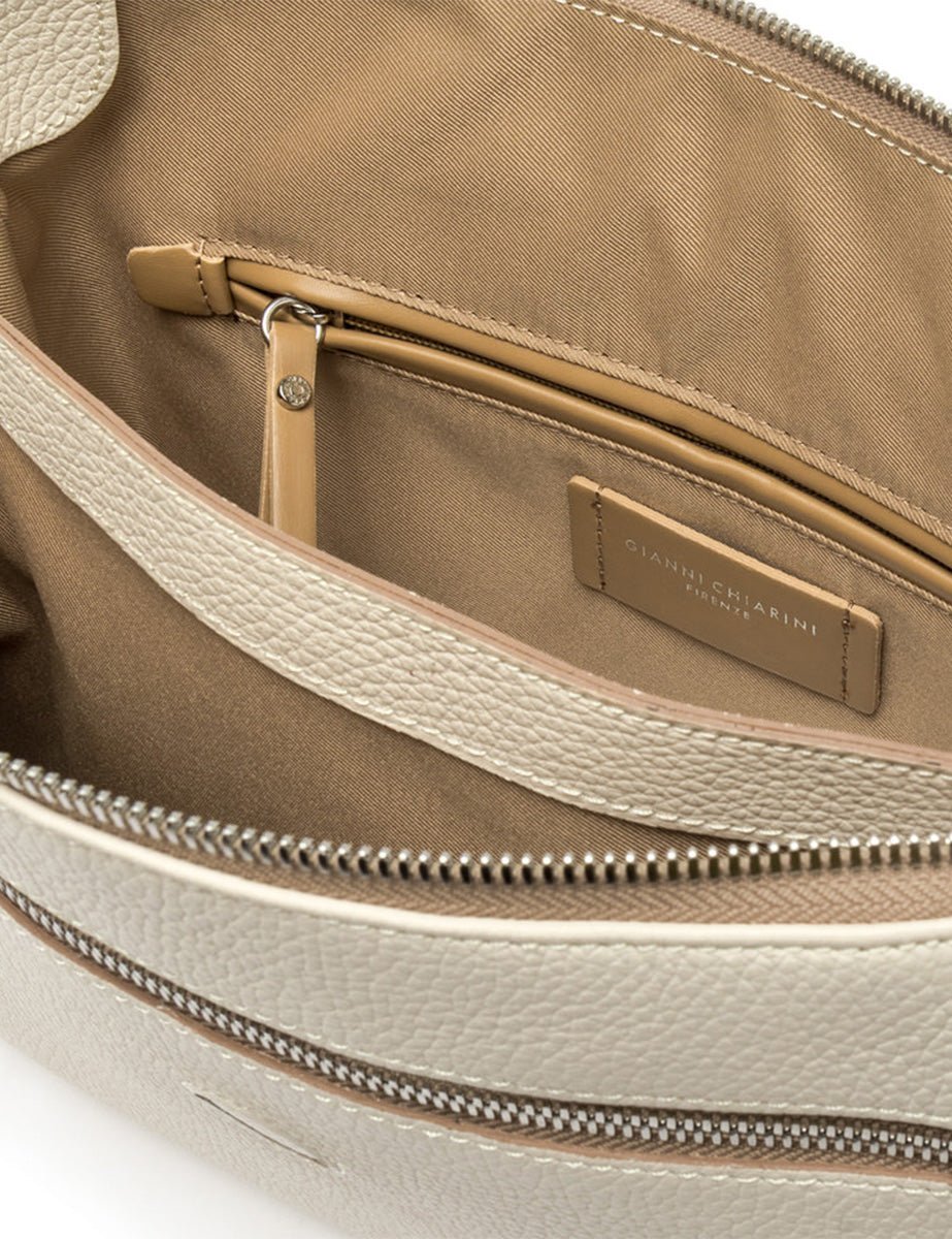 borsa pelle three marble - gianni chiarini - clutch