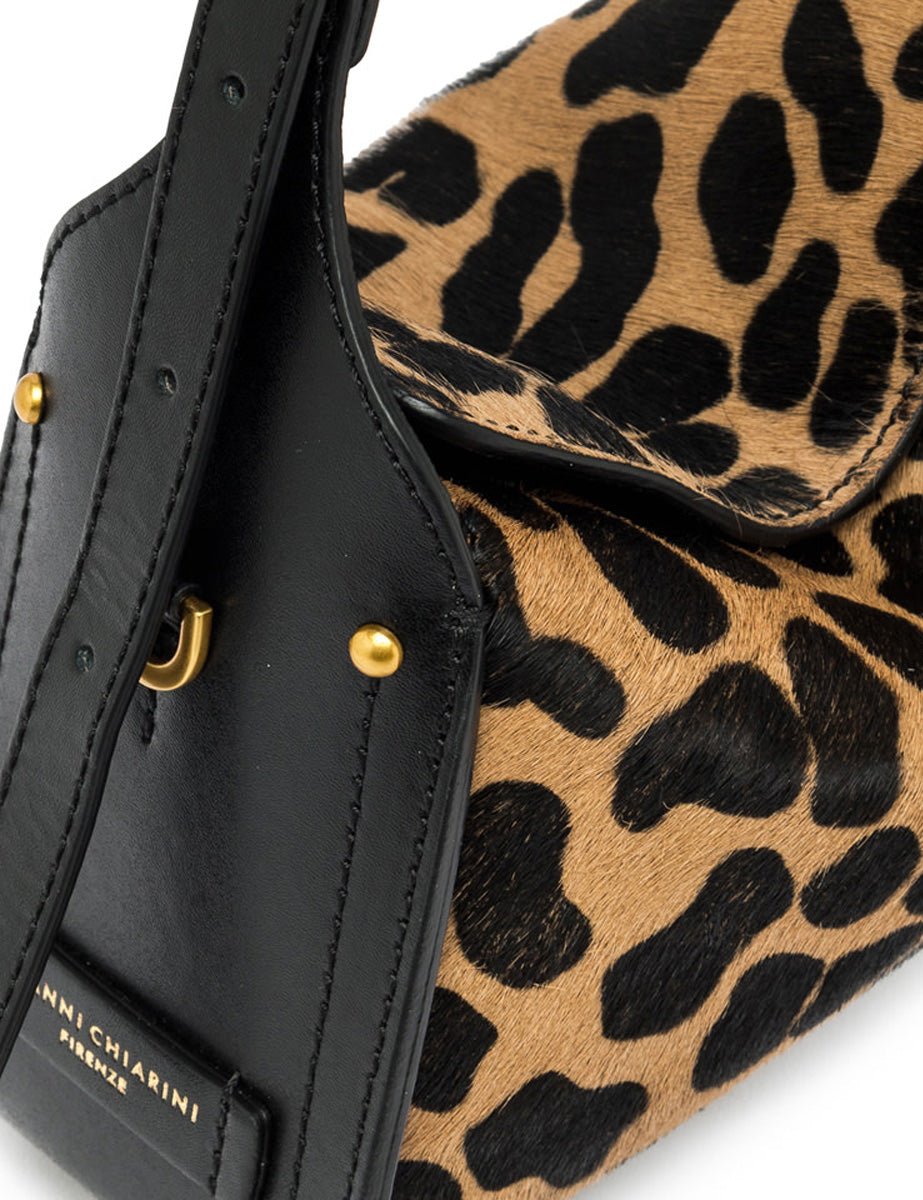 borsa penelope leo nero - gianni chiarini - clutch