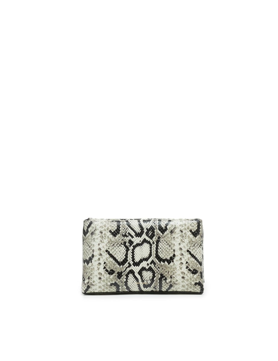 borsa pitone stampato grigio - mouliebre - clutch