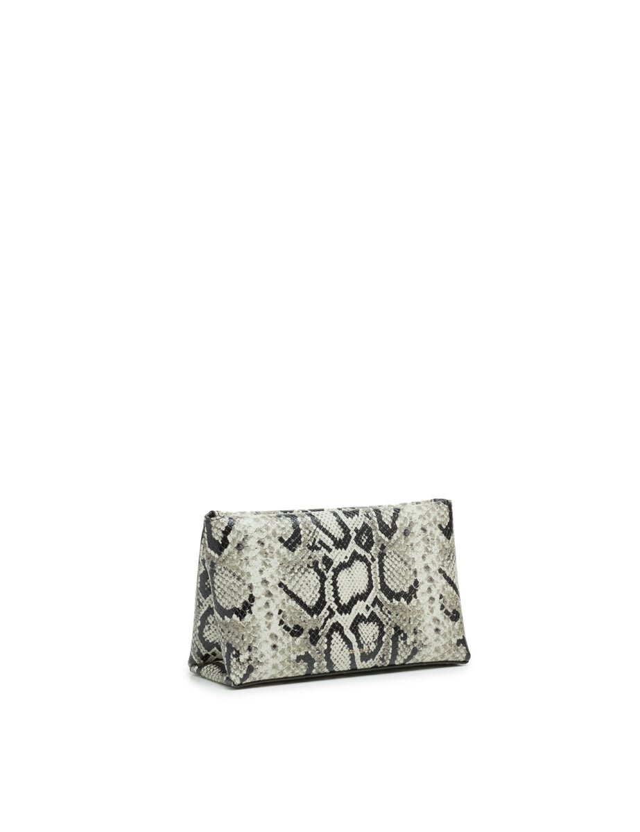 borsa pitone stampato grigio - mouliebre - clutch