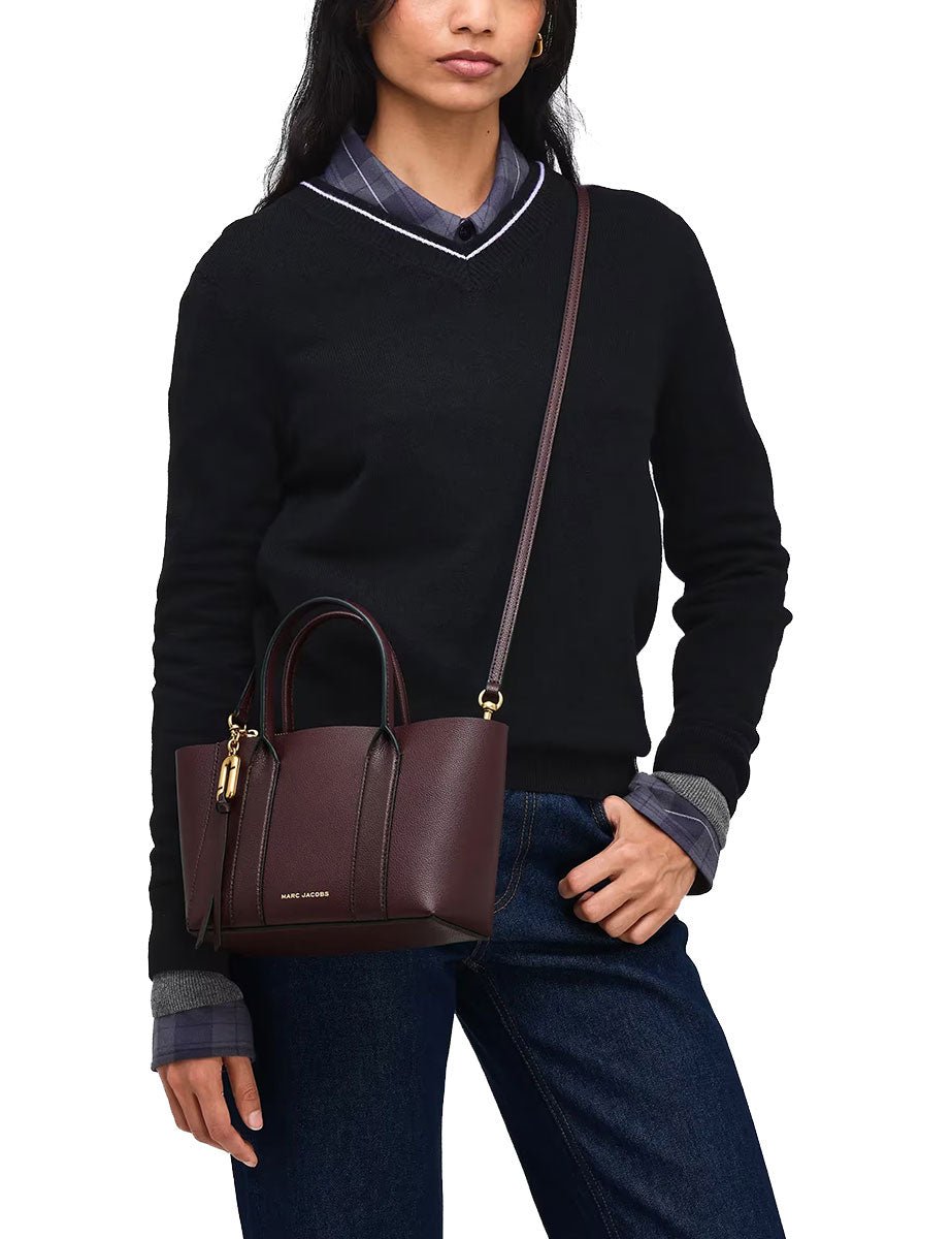 borsa pop j marc small work tote bordeaux - marc jacobs - shopper