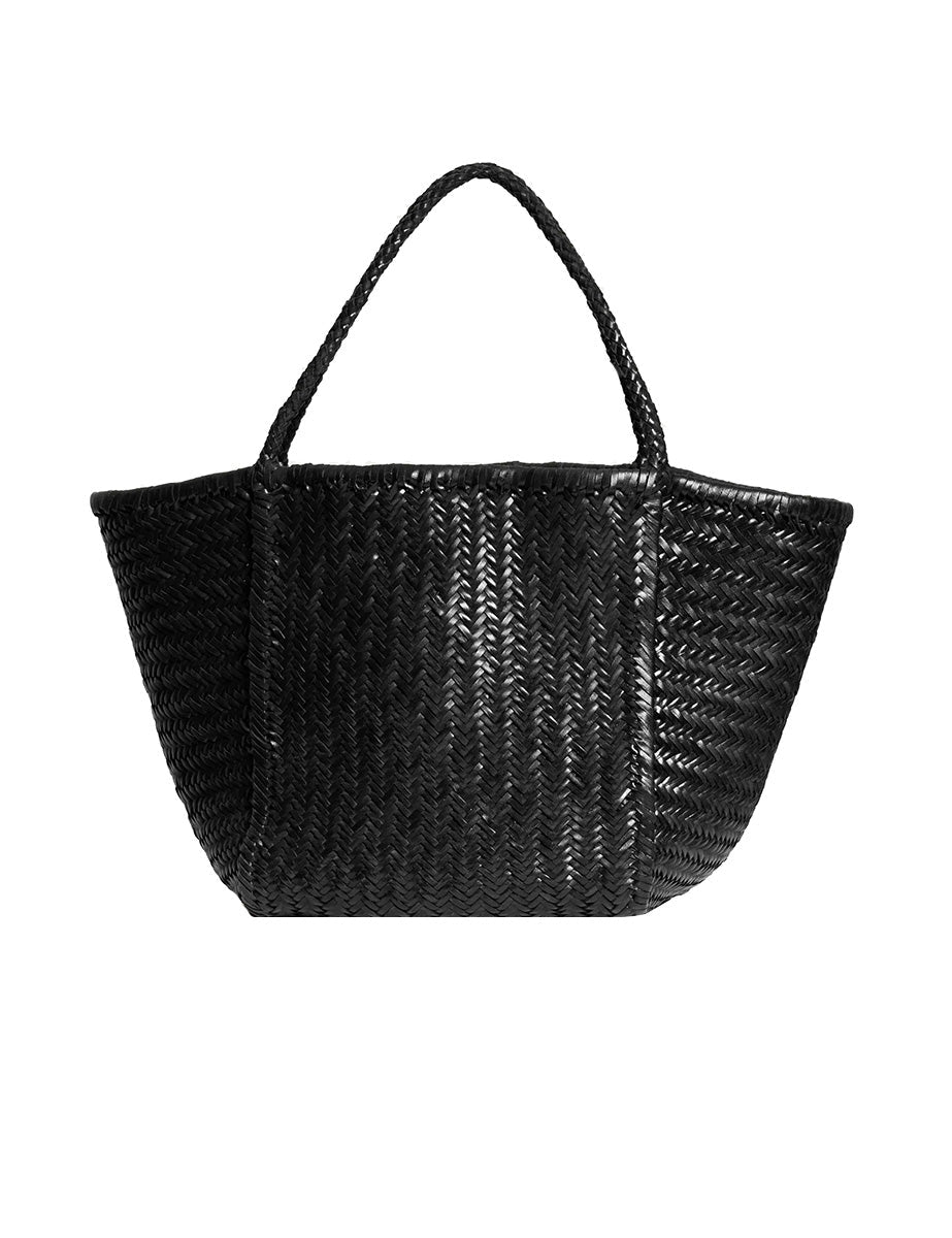 borsa rubens tinta unita nero - vipera - shopper