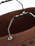 borsa shopper big marrone bruciato - plan c - shopper