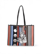 borsa shopper big tiger multicolor - Frida SRL