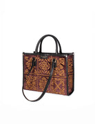 borsa shopper big velluto ricamo bordeaux - my best bag - shopper