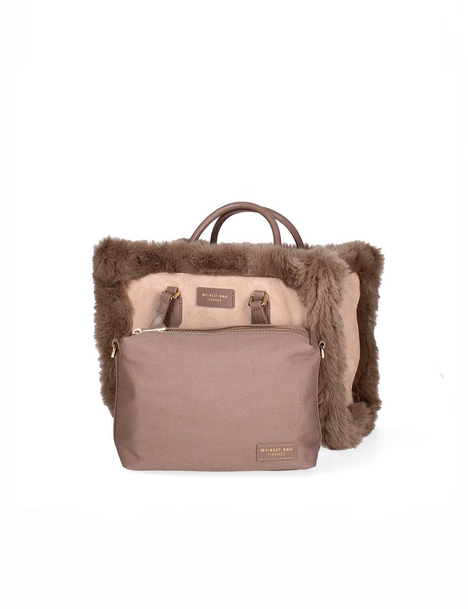 borsa shopper ecofur baron - my best bag - shopper