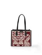 borsa shopper small azulejos bordeaux - Frida SRL