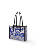 borsa shopper small azulejos royal - Frida SRL