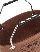borsa shopper small marrone bruciato - plan c - shopper