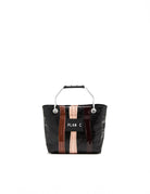borsa shopper small rosa marrone scuro - plan c - shopper