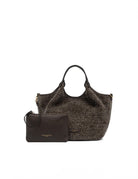 borsa small dua dark brown - gianni chiarini - shopper