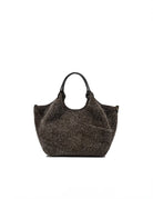 borsa small dua dark brown - gianni chiarini - shopper