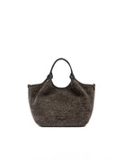 borsa small dua dark brown - gianni chiarini - shopper