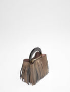 borsa small ingrid frange bronzo - Frida SRL