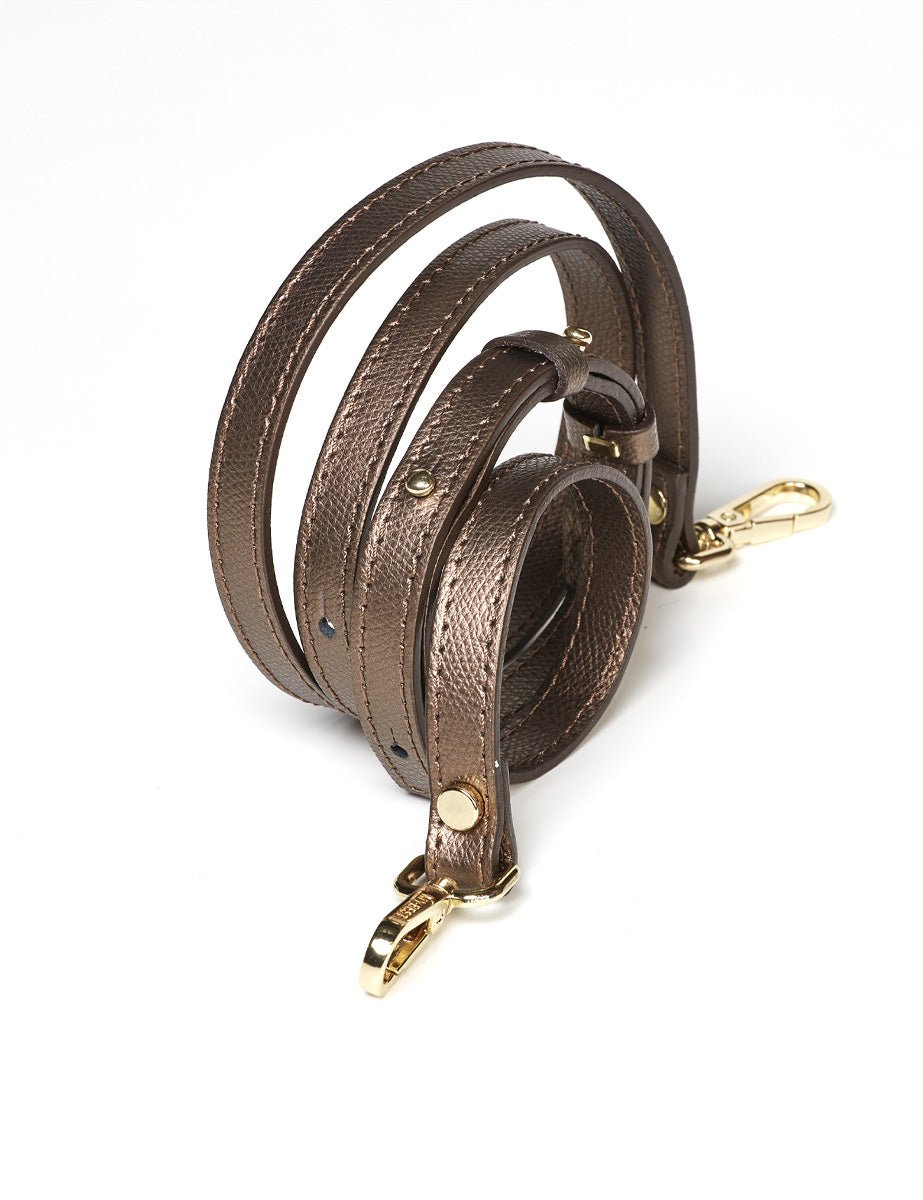 borsa small ingrid frange bronzo - Frida SRL