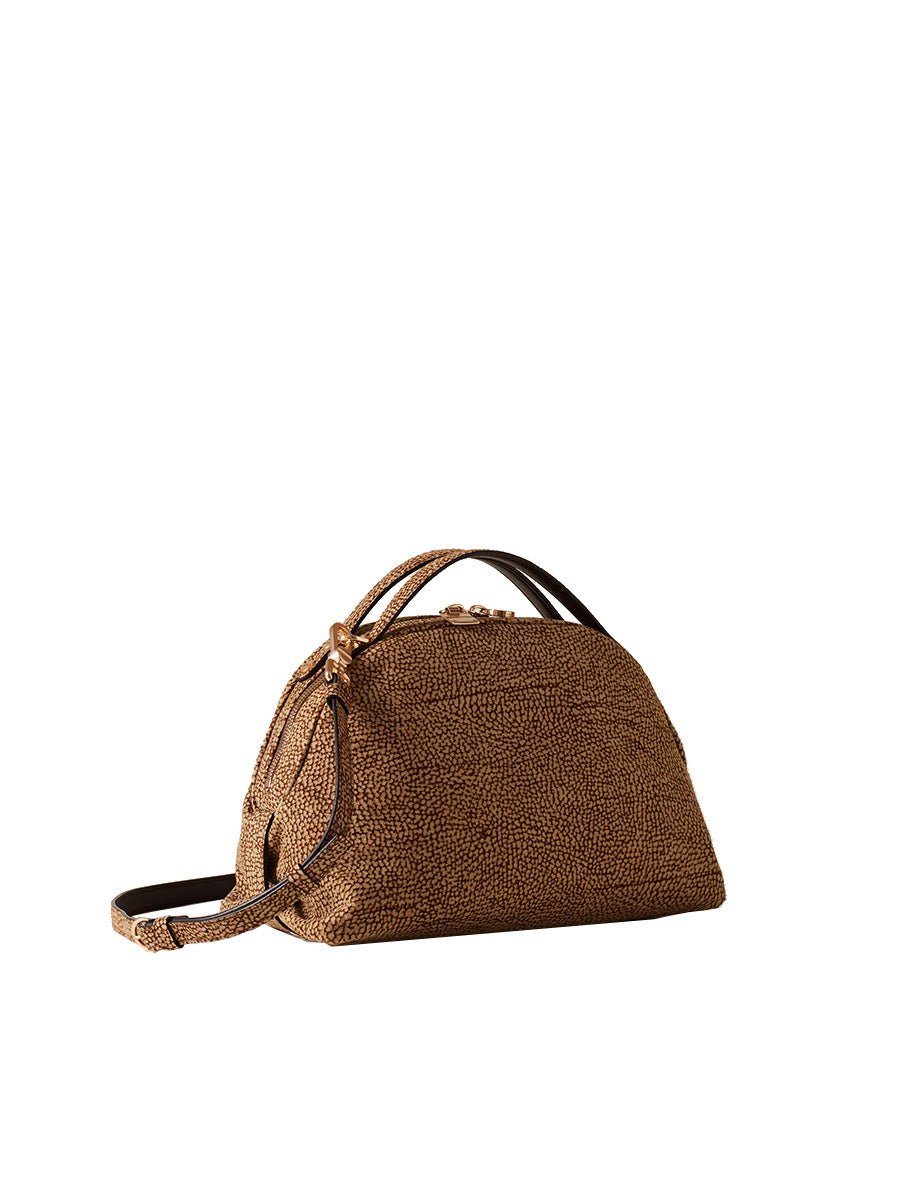 borsa small pelle icon naturale - borbonese - clutch
