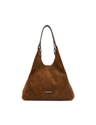 borsa suede dua cognac - gianni chiarini - shopper
