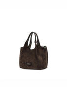 borsa suede dua moka - gianni chiarini - shopper