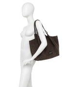 borsa suede dua moka - Frida SRL