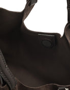 borsa suede dua moka - gianni chiarini - shopper