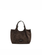 borsa suede dua moka - gianni chiarini - shopper