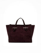 borsa suede marcella amarone - gianni chiarini - shopper