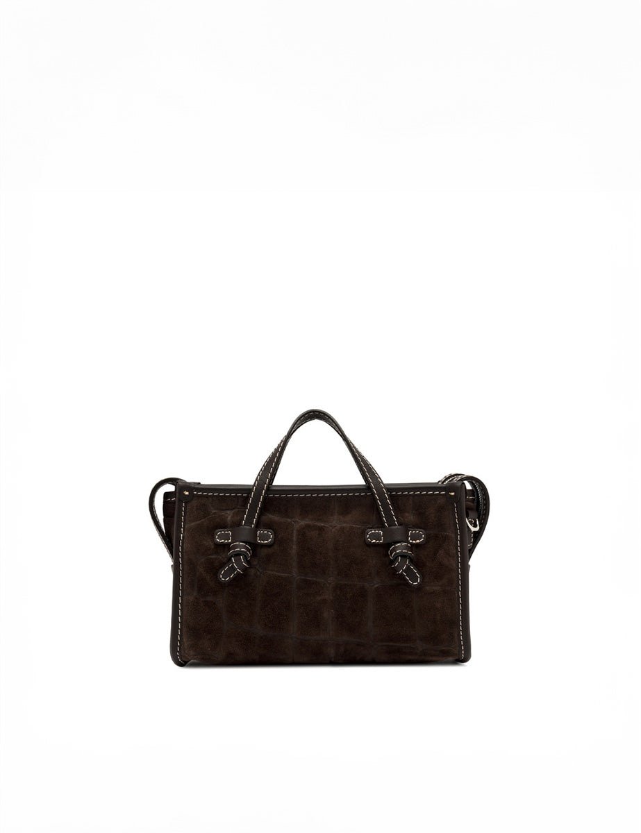 borsa suede marcella espresso - Frida SRL