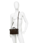 borsa suede marcella espresso - gianni chiarini - shopper