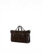borsa suede marcella espresso - gianni chiarini - shopper