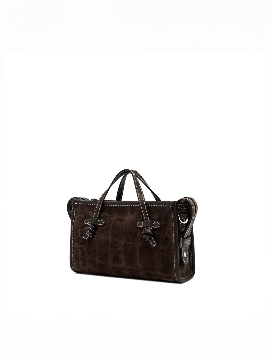 borsa suede marcella espresso - Frida SRL