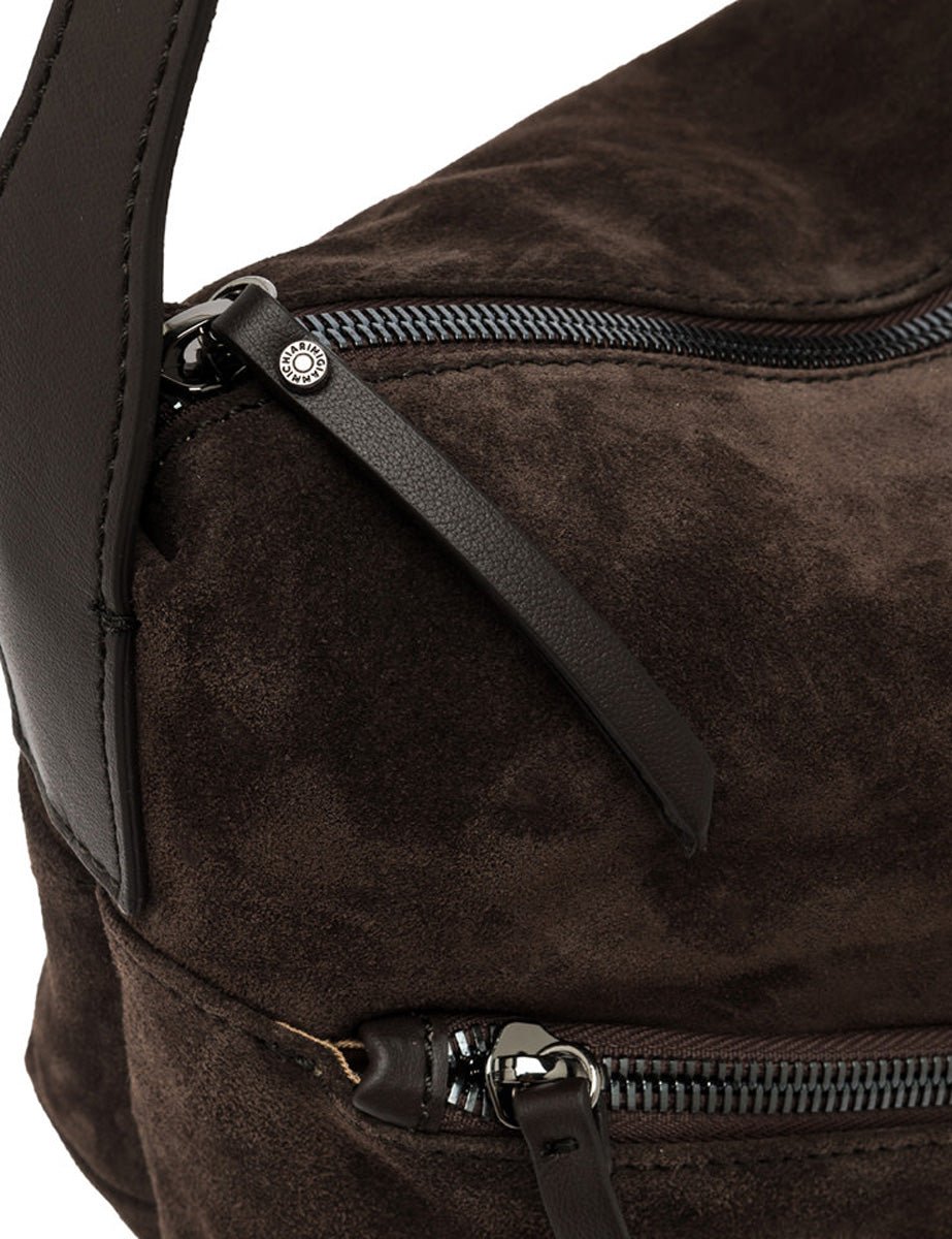borsa suede shania moka - Frida SRL